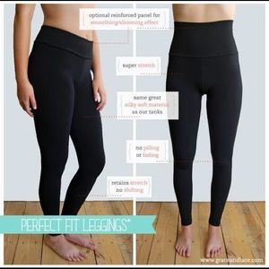 Grace and Lace Original Legging Charcoal